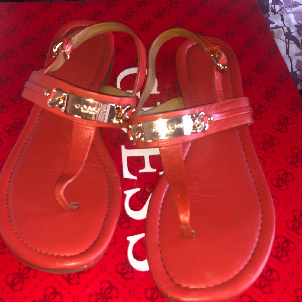 Red Sandals